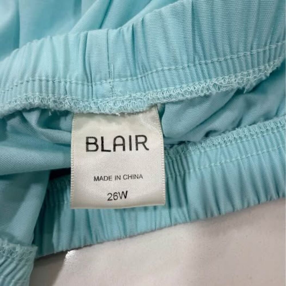 NWOT Blair light blue pants, 26W, 100% cotton, C7522 - Picture 3 of 4